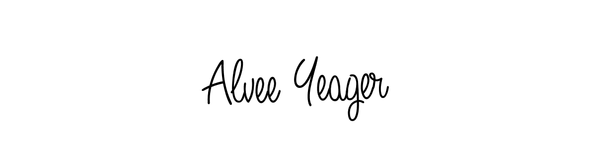 Make a short Alvee Yeager signature style. Manage your documents anywhere anytime using Angelique-Rose-font-FFP. Create and add eSignatures, submit forms, share and send files easily. Alvee Yeager signature style 5 images and pictures png