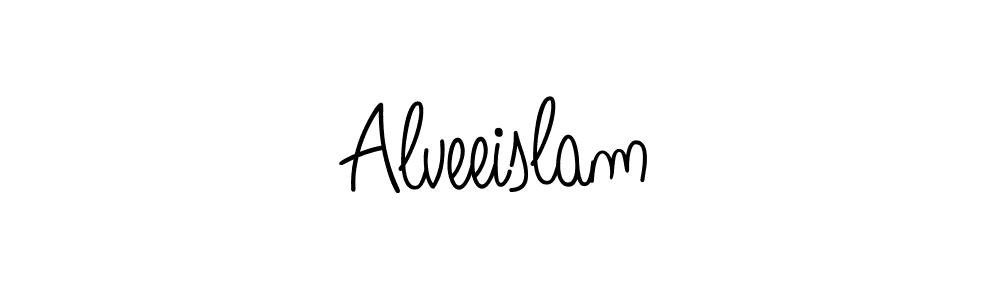 Also we have Alveeislam name is the best signature style. Create professional handwritten signature collection using Angelique-Rose-font-FFP autograph style. Alveeislam signature style 5 images and pictures png