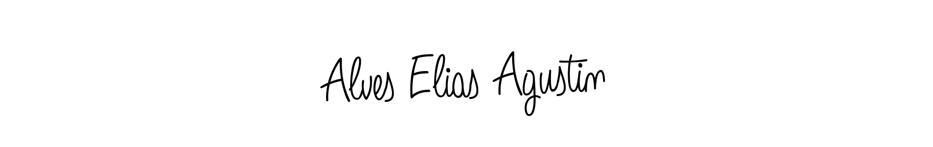 This is the best signature style for the Alves Elias Agustin name. Also you like these signature font (Angelique-Rose-font-FFP). Mix name signature. Alves Elias Agustin signature style 5 images and pictures png