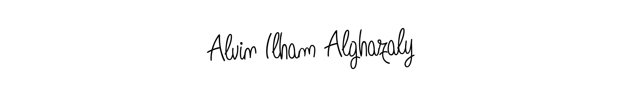 Alvin Ilham Alghazaly stylish signature style. Best Handwritten Sign (Angelique-Rose-font-FFP) for my name. Handwritten Signature Collection Ideas for my name Alvin Ilham Alghazaly. Alvin Ilham Alghazaly signature style 5 images and pictures png