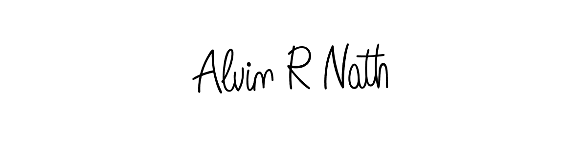 if you are searching for the best signature style for your name Alvin R Nath. so please give up your signature search. here we have designed multiple signature styles  using Angelique-Rose-font-FFP. Alvin R Nath signature style 5 images and pictures png