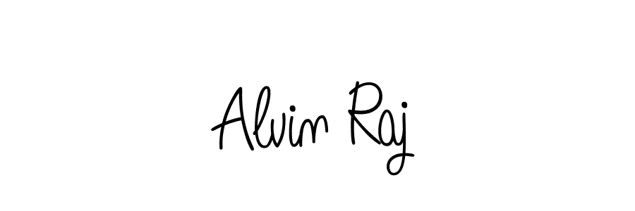 How to Draw Alvin Raj signature style? Angelique-Rose-font-FFP is a latest design signature styles for name Alvin Raj. Alvin Raj signature style 5 images and pictures png