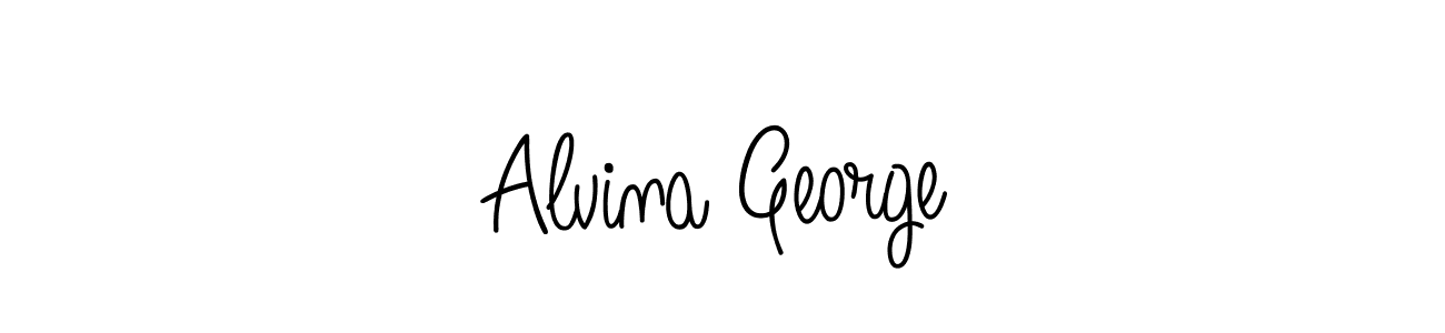 Also You can easily find your signature by using the search form. We will create Alvina George name handwritten signature images for you free of cost using Angelique-Rose-font-FFP sign style. Alvina George signature style 5 images and pictures png