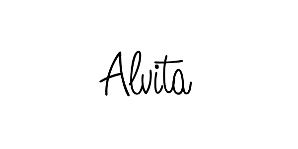 You can use this online signature creator to create a handwritten signature for the name Alvita. This is the best online autograph maker. Alvita signature style 5 images and pictures png