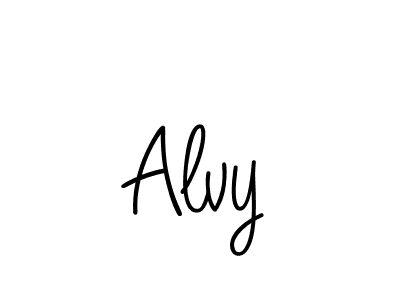 Here are the top 10 professional signature styles for the name Alvy. These are the best autograph styles you can use for your name. Alvy signature style 5 images and pictures png