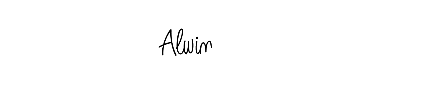 It looks lik you need a new signature style for name Alwin 叶伟胜. Design unique handwritten (Angelique-Rose-font-FFP) signature with our free signature maker in just a few clicks. Alwin 叶伟胜 signature style 5 images and pictures png