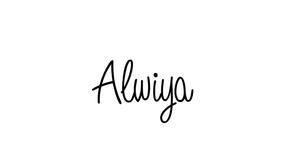 Make a beautiful signature design for name Alwiya. With this signature (Angelique-Rose-font-FFP) style, you can create a handwritten signature for free. Alwiya signature style 5 images and pictures png