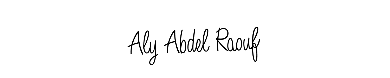It looks lik you need a new signature style for name Aly Abdel Raouf. Design unique handwritten (Angelique-Rose-font-FFP) signature with our free signature maker in just a few clicks. Aly Abdel Raouf signature style 5 images and pictures png