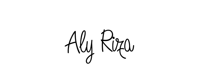 Also we have Aly Riza name is the best signature style. Create professional handwritten signature collection using Angelique-Rose-font-FFP autograph style. Aly Riza signature style 5 images and pictures png