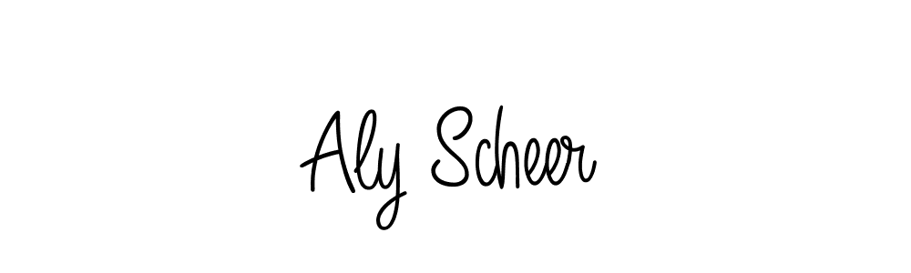 Make a beautiful signature design for name Aly Scheer. Use this online signature maker to create a handwritten signature for free. Aly Scheer signature style 5 images and pictures png