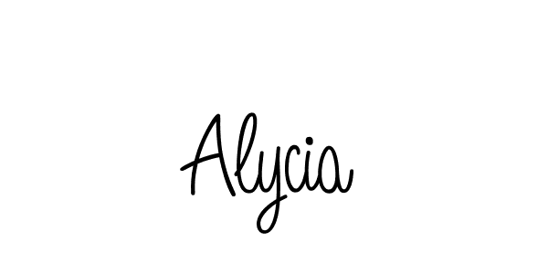 How to make Alycia signature? Angelique-Rose-font-FFP is a professional autograph style. Create handwritten signature for Alycia name. Alycia signature style 5 images and pictures png