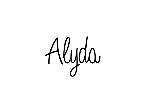 if you are searching for the best signature style for your name Alyda. so please give up your signature search. here we have designed multiple signature styles  using Angelique-Rose-font-FFP. Alyda signature style 5 images and pictures png