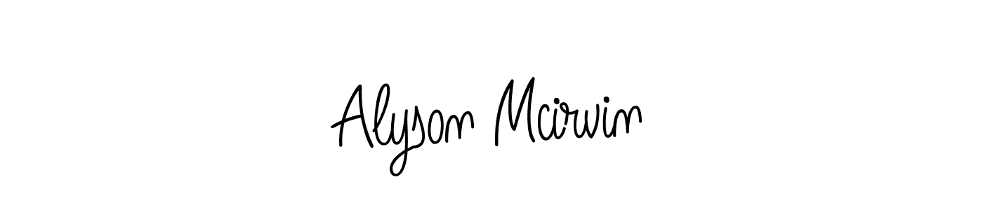 Here are the top 10 professional signature styles for the name Alyson Mcirvin. These are the best autograph styles you can use for your name. Alyson Mcirvin signature style 5 images and pictures png