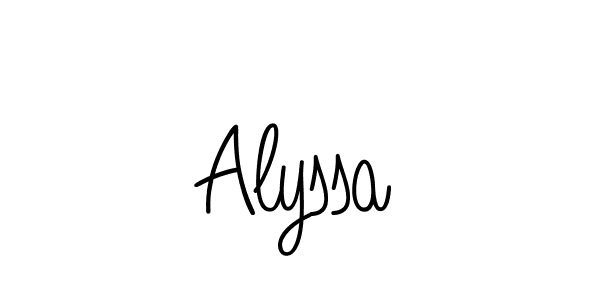 This is the best signature style for the Alyssa name. Also you like these signature font (Angelique-Rose-font-FFP). Mix name signature. Alyssa signature style 5 images and pictures png