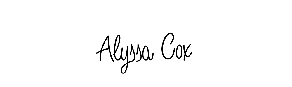 Once you've used our free online signature maker to create your best signature Angelique-Rose-font-FFP style, it's time to enjoy all of the benefits that Alyssa Cox name signing documents. Alyssa Cox signature style 5 images and pictures png