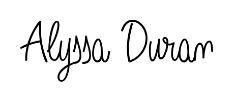 Create a personalized artistic stamp with Alyssa Duran in Angelique-Rose-font-FFP font. Perfect for visual artists, designers, and influencers. Alyssa Duran signature style 5 images and pictures png