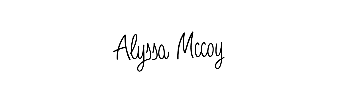 Make a beautiful signature design for name Alyssa Mccoy. Use this online signature maker to create a handwritten signature for free. Alyssa Mccoy signature style 5 images and pictures png