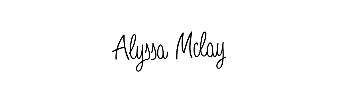 Here are the top 10 professional signature styles for the name Alyssa Mclay. These are the best autograph styles you can use for your name. Alyssa Mclay signature style 5 images and pictures png