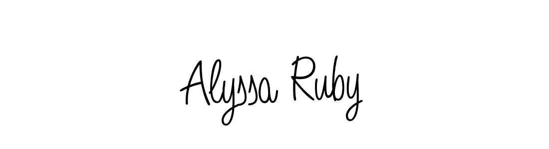 Similarly Angelique-Rose-font-FFP is the best handwritten signature design. Signature creator online .You can use it as an online autograph creator for name Alyssa Ruby. Alyssa Ruby signature style 5 images and pictures png