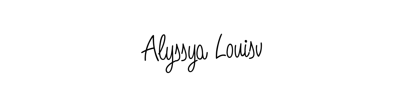 Similarly Angelique-Rose-font-FFP is the best handwritten signature design. Signature creator online .You can use it as an online autograph creator for name Alyssya Louisv. Alyssya Louisv signature style 5 images and pictures png