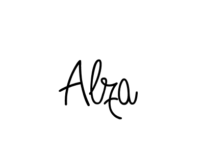 You should practise on your own different ways (Angelique-Rose-font-FFP) to write your name (Alza) in signature. don't let someone else do it for you. Alza signature style 5 images and pictures png