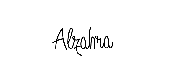 Also we have Alzahra name is the best signature style. Create professional handwritten signature collection using Angelique-Rose-font-FFP autograph style. Alzahra signature style 5 images and pictures png
