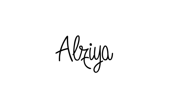 Best and Professional Signature Style for Alziya. Angelique-Rose-font-FFP Best Signature Style Collection. Alziya signature style 5 images and pictures png