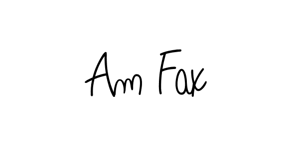Design your own signature with our free online signature maker. With this signature software, you can create a handwritten (Angelique-Rose-font-FFP) signature for name Am Fax. Am Fax signature style 5 images and pictures png