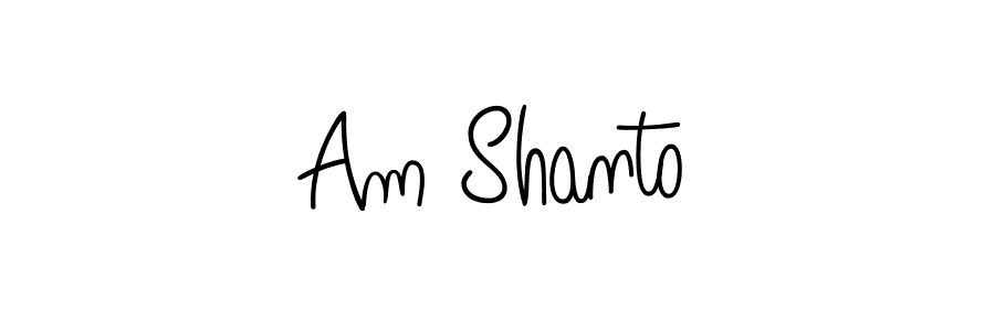 Angelique-Rose-font-FFP is a professional signature style that is perfect for those who want to add a touch of class to their signature. It is also a great choice for those who want to make their signature more unique. Get Am Shanto name to fancy signature for free. Am Shanto signature style 5 images and pictures png