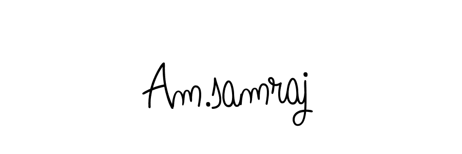 Make a beautiful signature design for name Am.samraj. Use this online signature maker to create a handwritten signature for free. Am.samraj signature style 5 images and pictures png