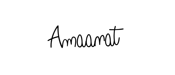 Create a beautiful signature design for name Amaanat. With this signature (Angelique-Rose-font-FFP) fonts, you can make a handwritten signature for free. Amaanat signature style 5 images and pictures png