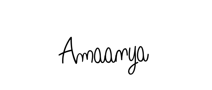 Also we have Amaanya name is the best signature style. Create professional handwritten signature collection using Angelique-Rose-font-FFP autograph style. Amaanya signature style 5 images and pictures png