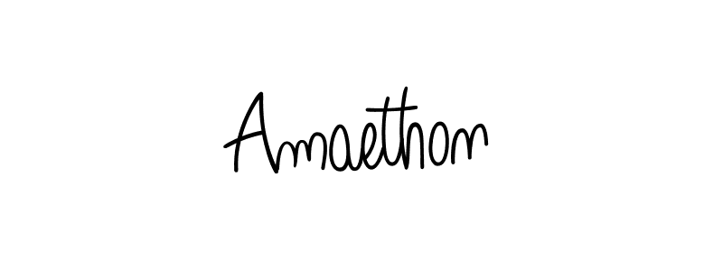 Design your own signature with our free online signature maker. With this signature software, you can create a handwritten (Angelique-Rose-font-FFP) signature for name Amaethon. Amaethon signature style 5 images and pictures png