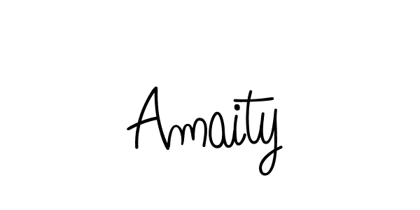 Design your own signature with our free online signature maker. With this signature software, you can create a handwritten (Angelique-Rose-font-FFP) signature for name Amaity. Amaity signature style 5 images and pictures png