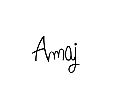 Design your own signature with our free online signature maker. With this signature software, you can create a handwritten (Angelique-Rose-font-FFP) signature for name Amaj. Amaj signature style 5 images and pictures png