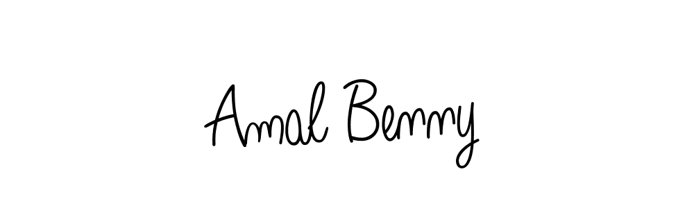 The best way (Angelique-Rose-font-FFP) to make a short signature is to pick only two or three words in your name. The name Amal Benny include a total of six letters. For converting this name. Amal Benny signature style 5 images and pictures png