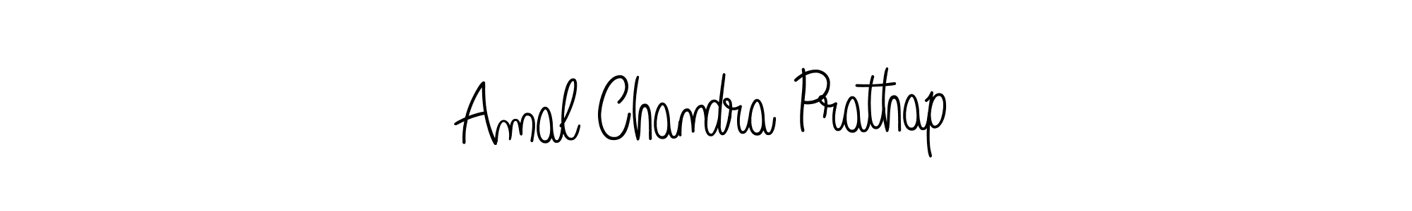 Design your own signature with our free online signature maker. With this signature software, you can create a handwritten (Angelique-Rose-font-FFP) signature for name Amal Chandra Prathap. Amal Chandra Prathap signature style 5 images and pictures png