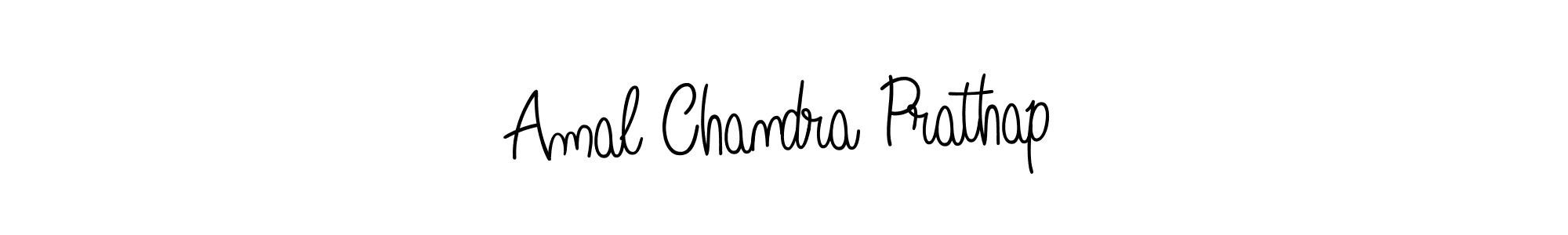 Design your own signature with our free online signature maker. With this signature software, you can create a handwritten (Angelique-Rose-font-FFP) signature for name Amal Chandra Prathap. Amal Chandra Prathap signature style 5 images and pictures png