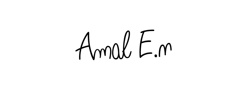 Use a signature maker to create a handwritten signature online. With this signature software, you can design (Angelique-Rose-font-FFP) your own signature for name Amal E.n. Amal E.n signature style 5 images and pictures png