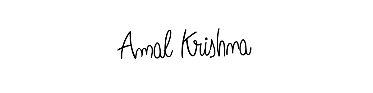 Make a beautiful signature design for name Amal Krishna. Use this online signature maker to create a handwritten signature for free. Amal Krishna signature style 5 images and pictures png