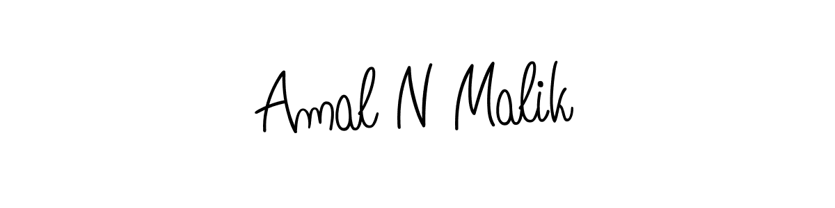 Make a beautiful signature design for name Amal N Malik. Use this online signature maker to create a handwritten signature for free. Amal N Malik signature style 5 images and pictures png