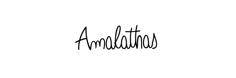 Amalathas stylish signature style. Best Handwritten Sign (Angelique-Rose-font-FFP) for my name. Handwritten Signature Collection Ideas for my name Amalathas. Amalathas signature style 5 images and pictures png