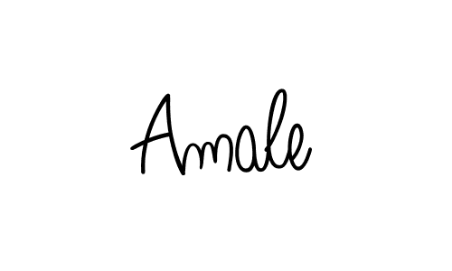 The best way (Angelique-Rose-font-FFP) to make a short signature is to pick only two or three words in your name. The name Amale include a total of six letters. For converting this name. Amale signature style 5 images and pictures png