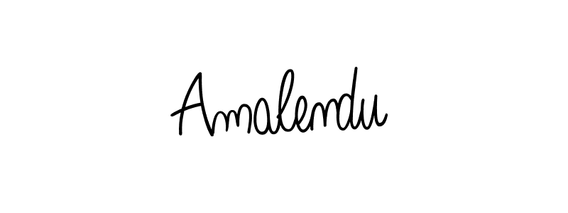 Create a beautiful signature design for name Amalendu. With this signature (Angelique-Rose-font-FFP) fonts, you can make a handwritten signature for free. Amalendu signature style 5 images and pictures png