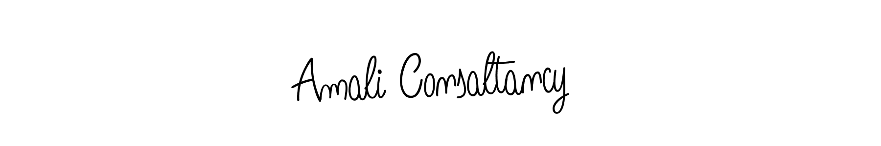 Design your own signature with our free online signature maker. With this signature software, you can create a handwritten (Angelique-Rose-font-FFP) signature for name Amali Consaltancy . Amali Consaltancy  signature style 5 images and pictures png