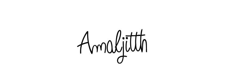 The best way (Angelique-Rose-font-FFP) to make a short signature is to pick only two or three words in your name. The name Amaljitth include a total of six letters. For converting this name. Amaljitth signature style 5 images and pictures png