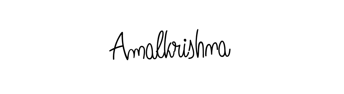 Make a beautiful signature design for name Amalkrishna. Use this online signature maker to create a handwritten signature for free. Amalkrishna signature style 5 images and pictures png