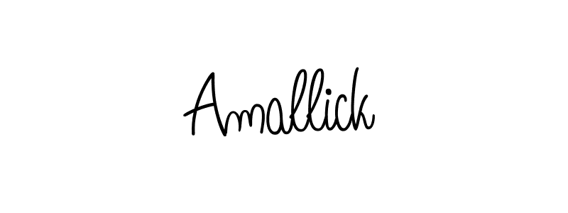 Make a beautiful signature design for name Amallick. Use this online signature maker to create a handwritten signature for free. Amallick signature style 5 images and pictures png