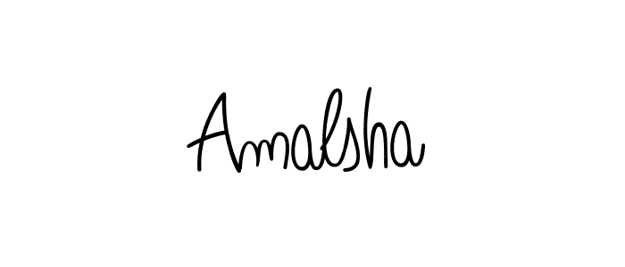 Once you've used our free online signature maker to create your best signature Angelique-Rose-font-FFP style, it's time to enjoy all of the benefits that Amalsha name signing documents. Amalsha signature style 5 images and pictures png