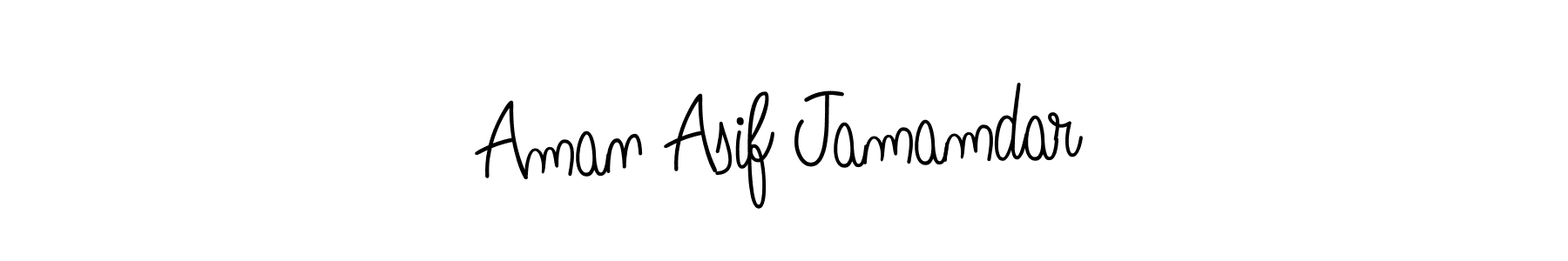 Make a beautiful signature design for name Aman Asif Jamamdar. Use this online signature maker to create a handwritten signature for free. Aman Asif Jamamdar signature style 5 images and pictures png
